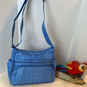 Lug Gallop Travel RFID Bag Crossbody Purse Marina Blue